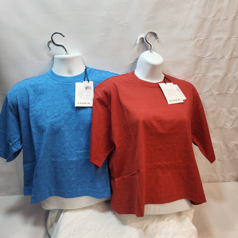Coach crop tee